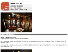 Tablet Screenshot of barejazz.no